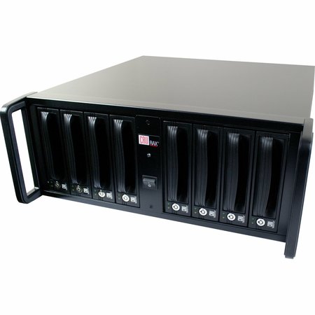 CRU-DATAPORT Rax841-Xj 4U, Jbod Enclosure W/ 8 Dp10 Carriers, Dual P/S 41405-1130-0000